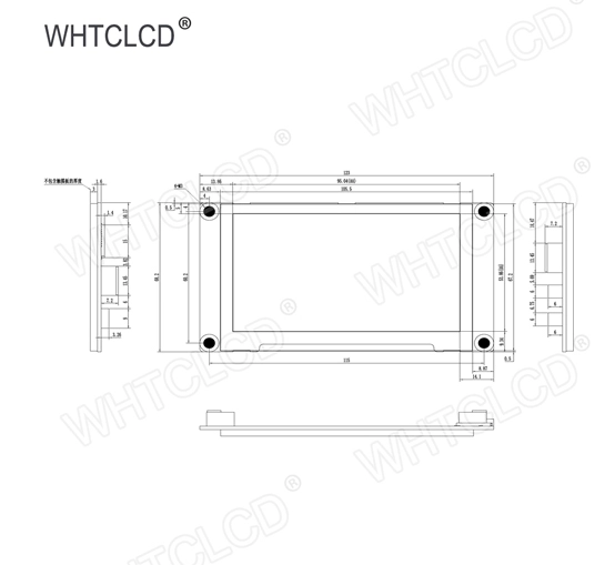 19 lcd tft monitor with built in speakers