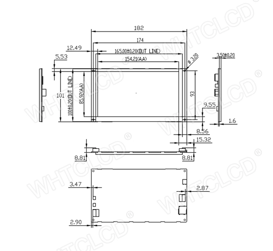 2 inch tft display
