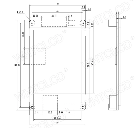 3 inch tft lcd screen