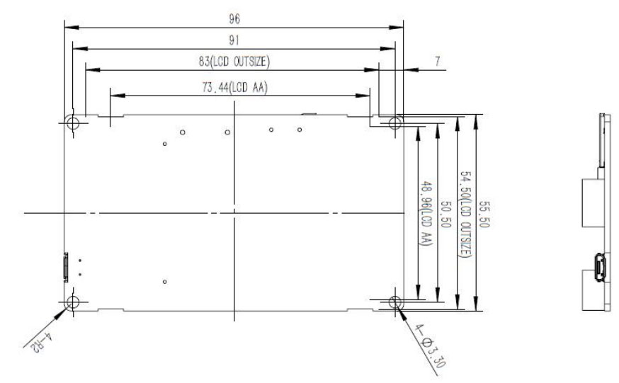 lcd tft 3.2 inch 