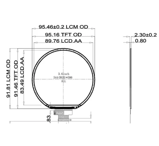 ips lcd tft