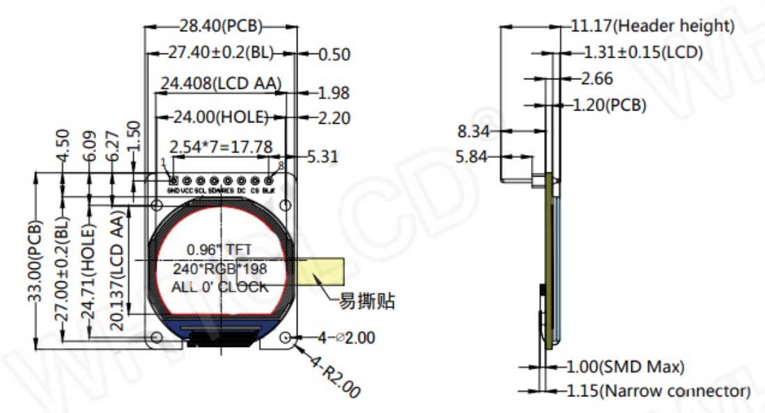 arduino lcd temperature display