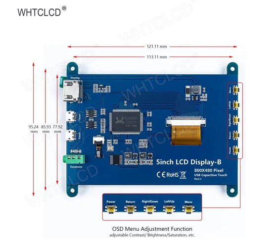 spi tft display