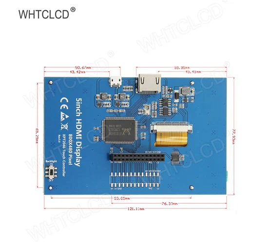 spi touch display
