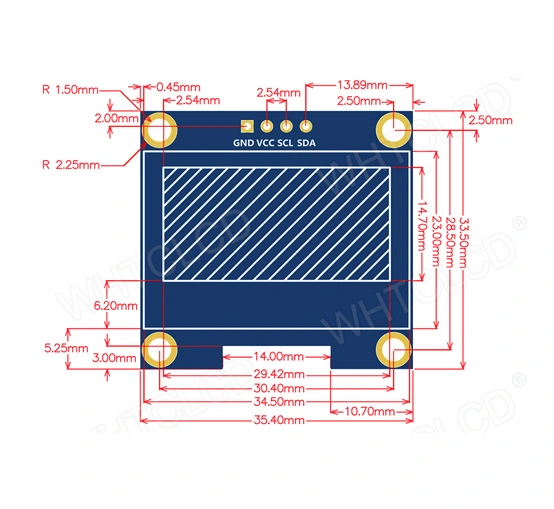 oled touch screen