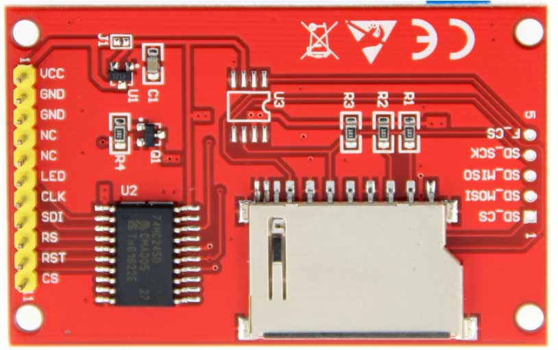 resistive touch screen display