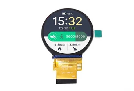 How Does a Circular TFT LCD Display Differ from a Rectangular One?