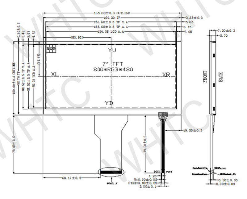 7.0 Inch TN TFT LCD
