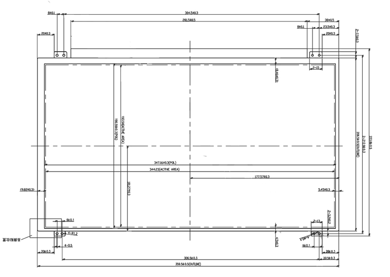 15.6 Inch TN TFT LCD