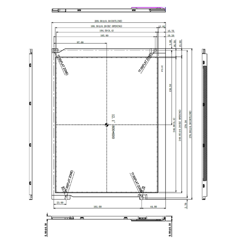 12.1 Inch IPS TFT LCD