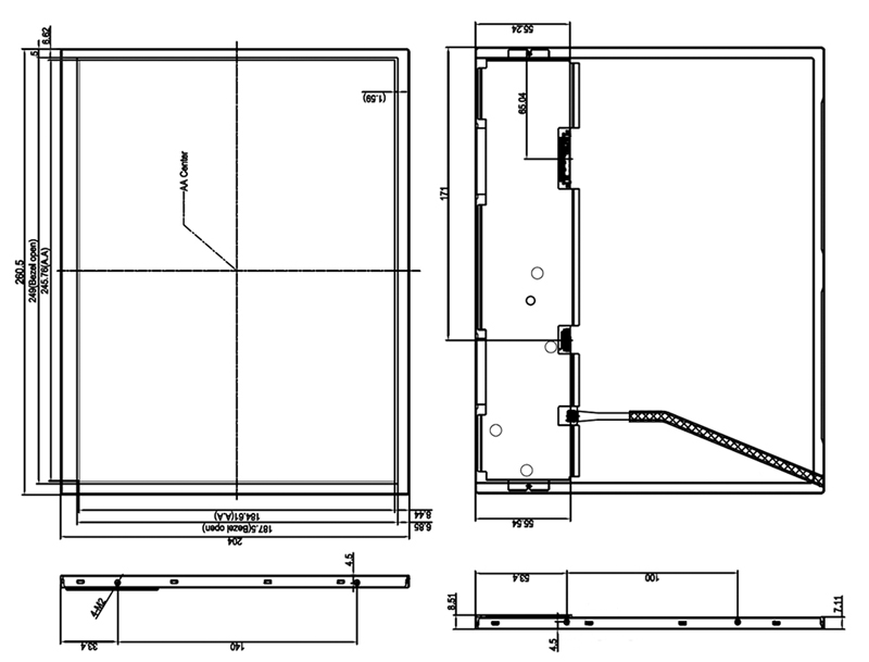12.1 Inch IPS TFT LCD