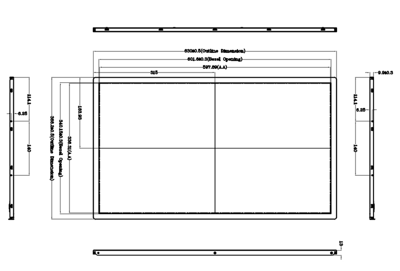 27 Inch IPS TFT LCD