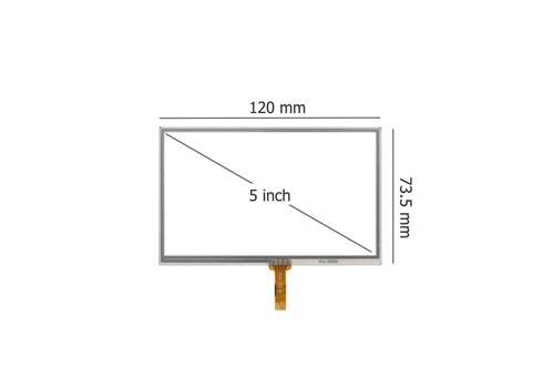 RXA-050004-08 5.0 Inch Resistive Touch Screen