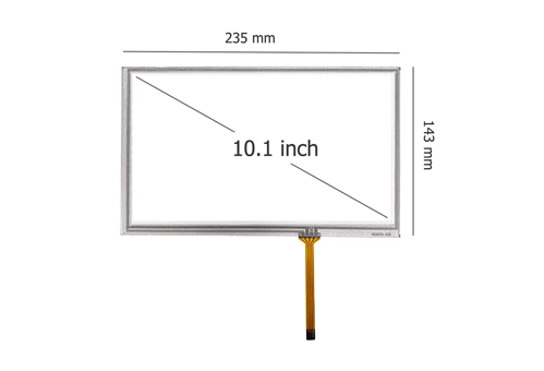 RXA-101028-01 10.1 Inch Resistive Touch Screen