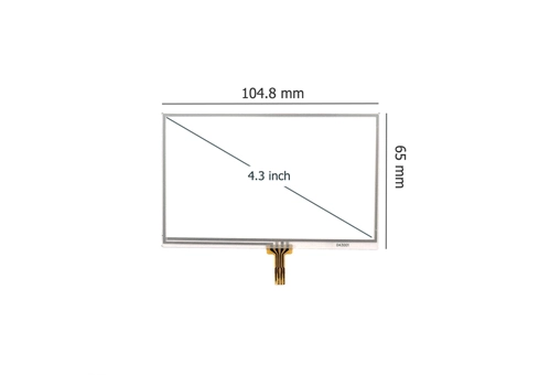 RXA-043001-01 4.3 Inch Resistive Touch Screen