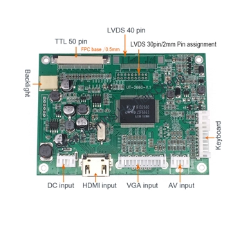 RGB TTL LCD Controller Board