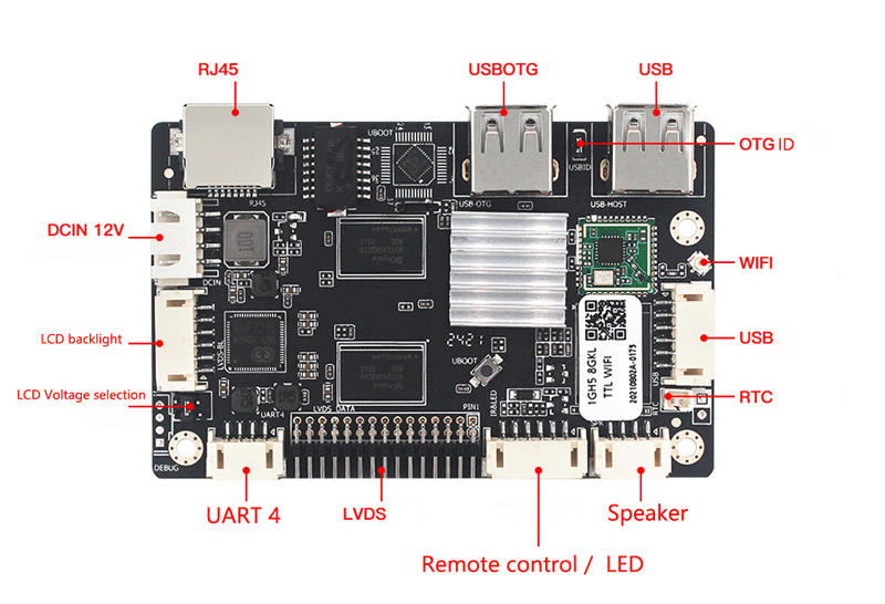 WH-A40I LVDS LCD Controller Board