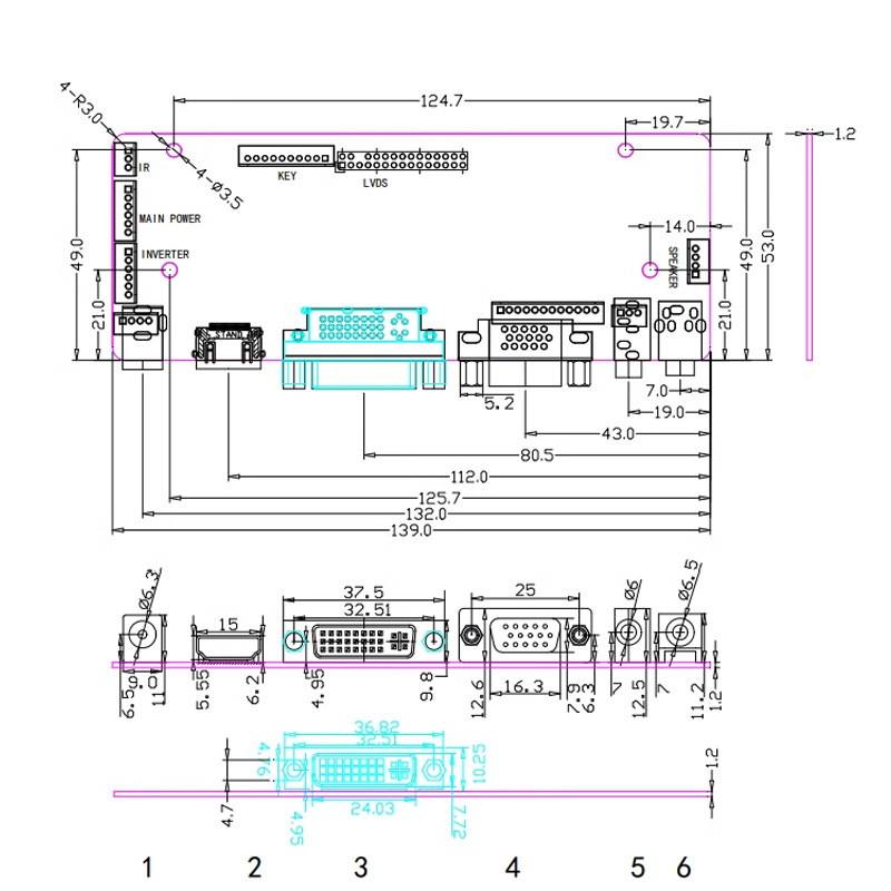 M.NT68676.3 LVDS LCD Controller Board