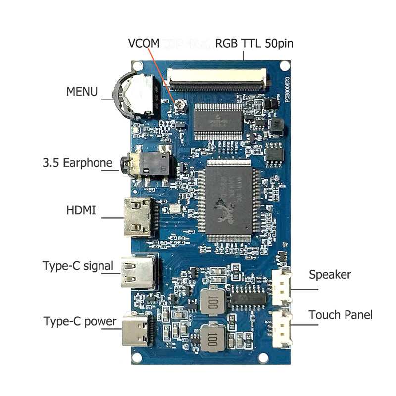 PCB800872 RGB TTL LCD Controller Board