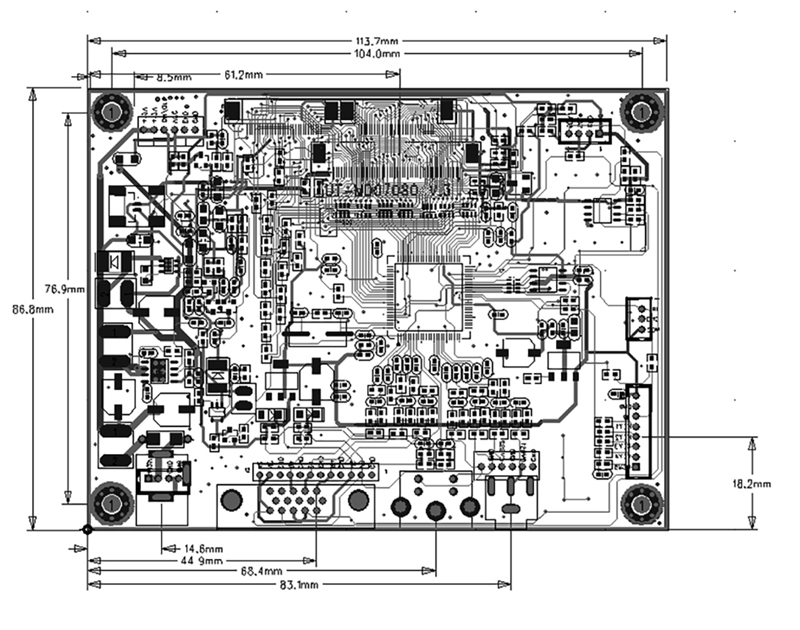  V.3 RGB TTL LCD Controller Board
