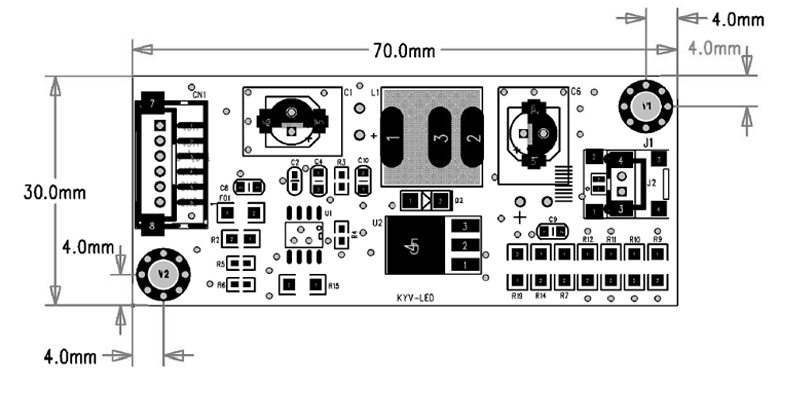 LED V1 LCD Accessories Board