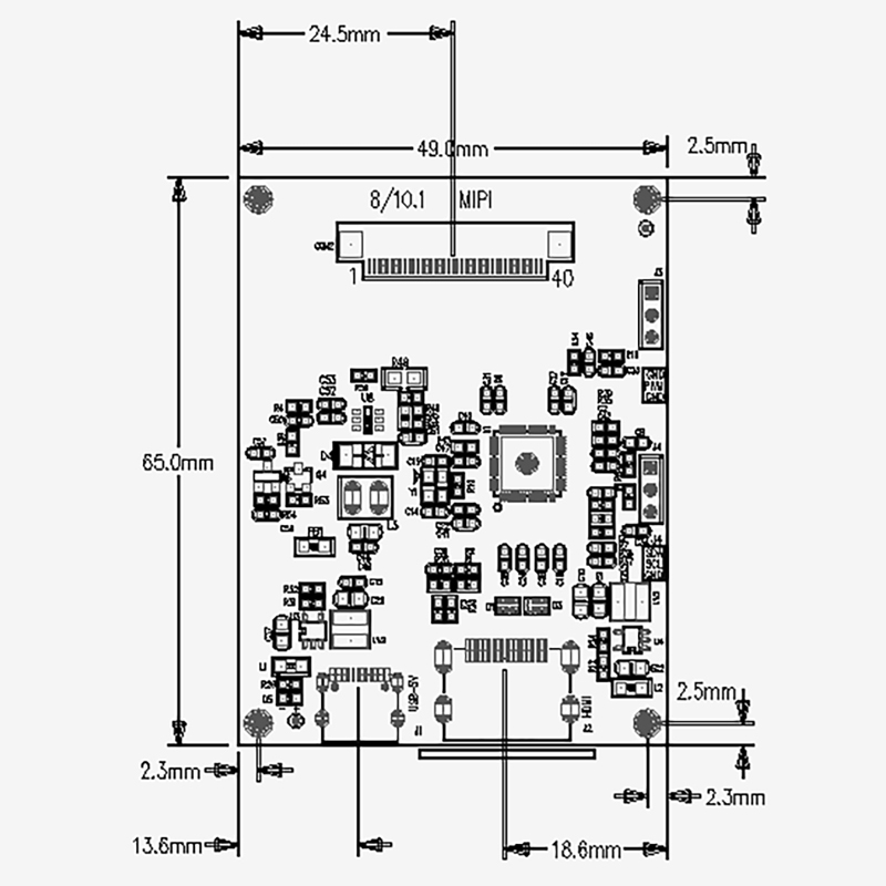  WH-LT6911 MIPI LCD Controller Board
