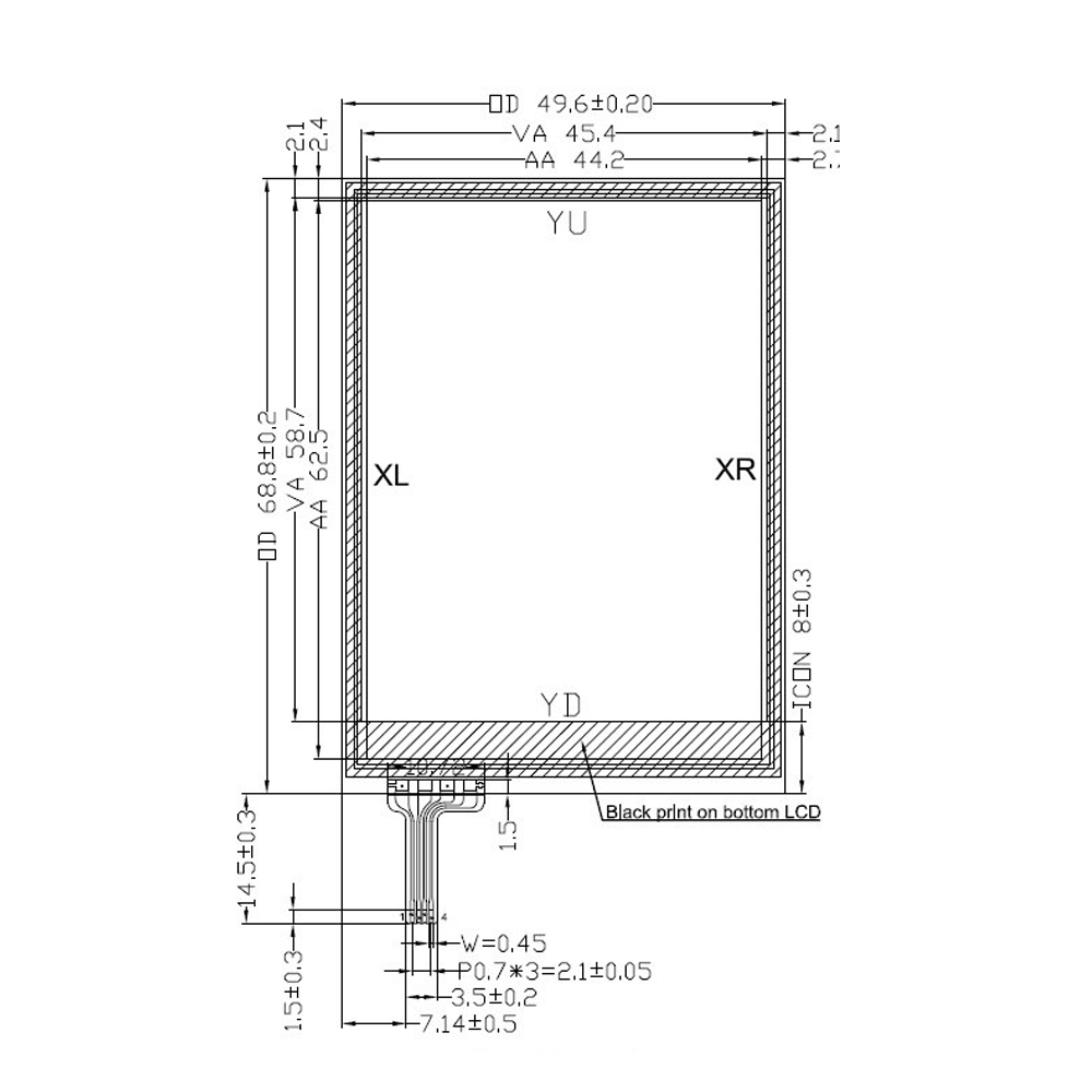 tft 2.8 touch screen