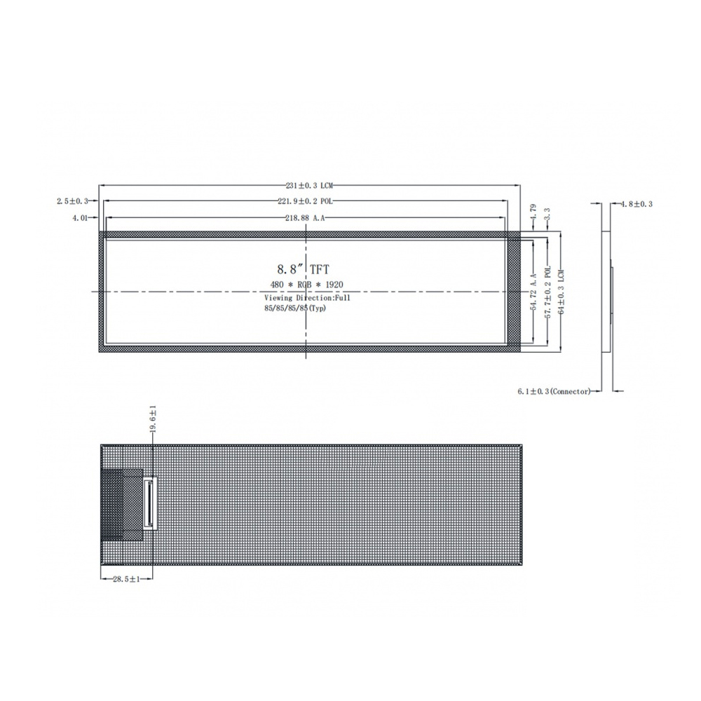ips lcd tft